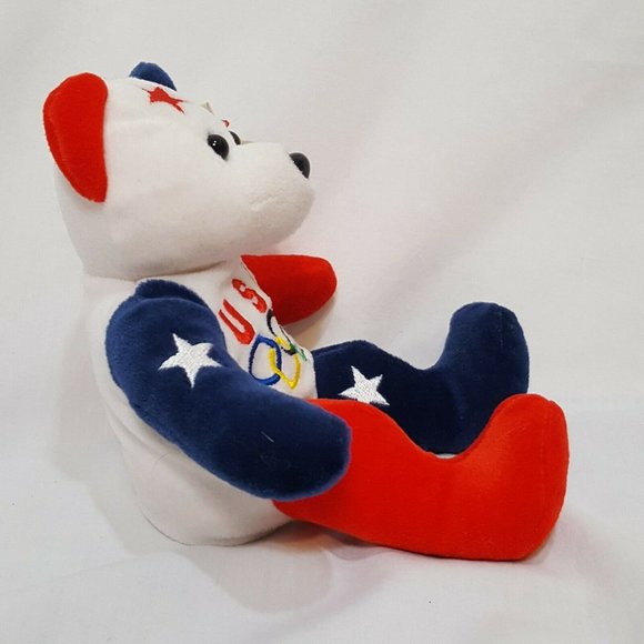 Team Bears Authentic Bean Plush Bears USA Olympic - Picture 12 of 12